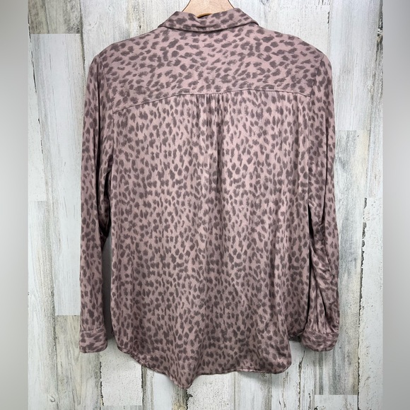 Maurices Leopard Button Down Utility Shirt Womens XL - Picture 2 of 7